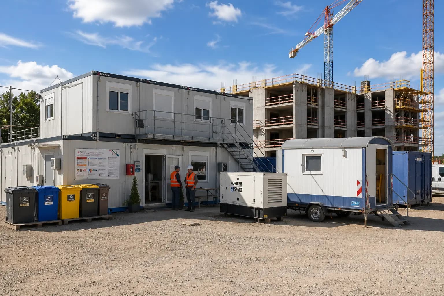 Location matériel de Base de vie de chantier