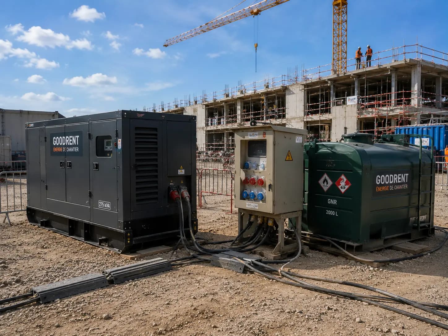 Location matériel de Énergie chantier