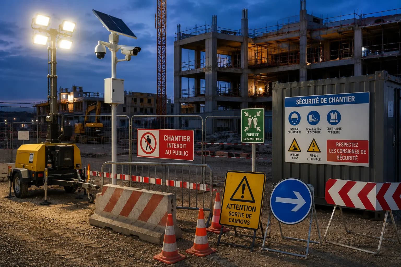 Location matériel de Sécurité chantier