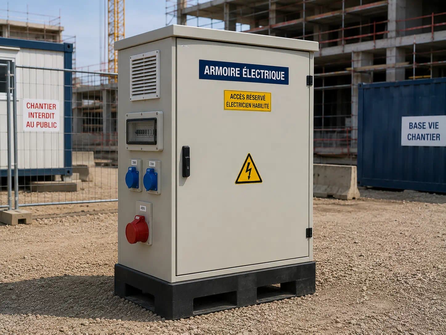 Location de matériel d'énergie chantier pour professionnels du BTP