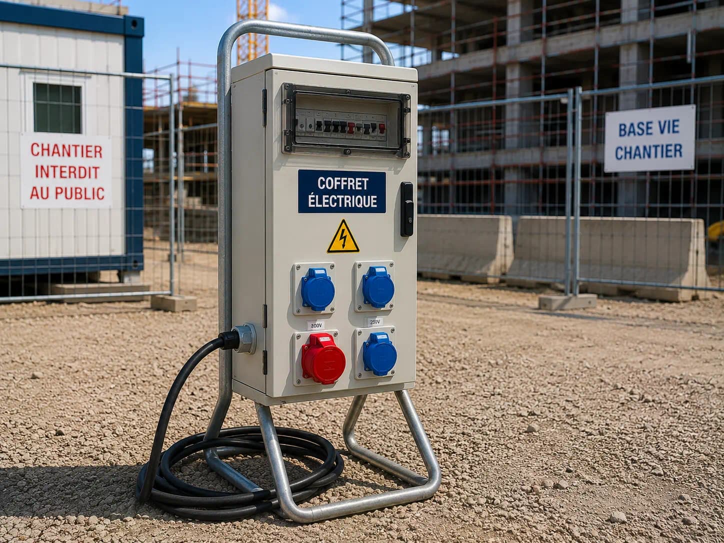 Location de matériel d'énergie chantier pour professionnels du BTP