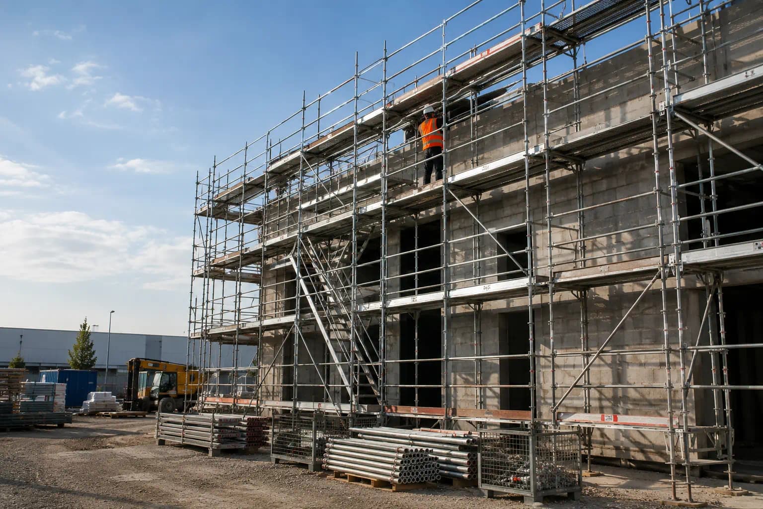 Location de nacelles et matériel de travail en hauteur pour professionnels du BTP