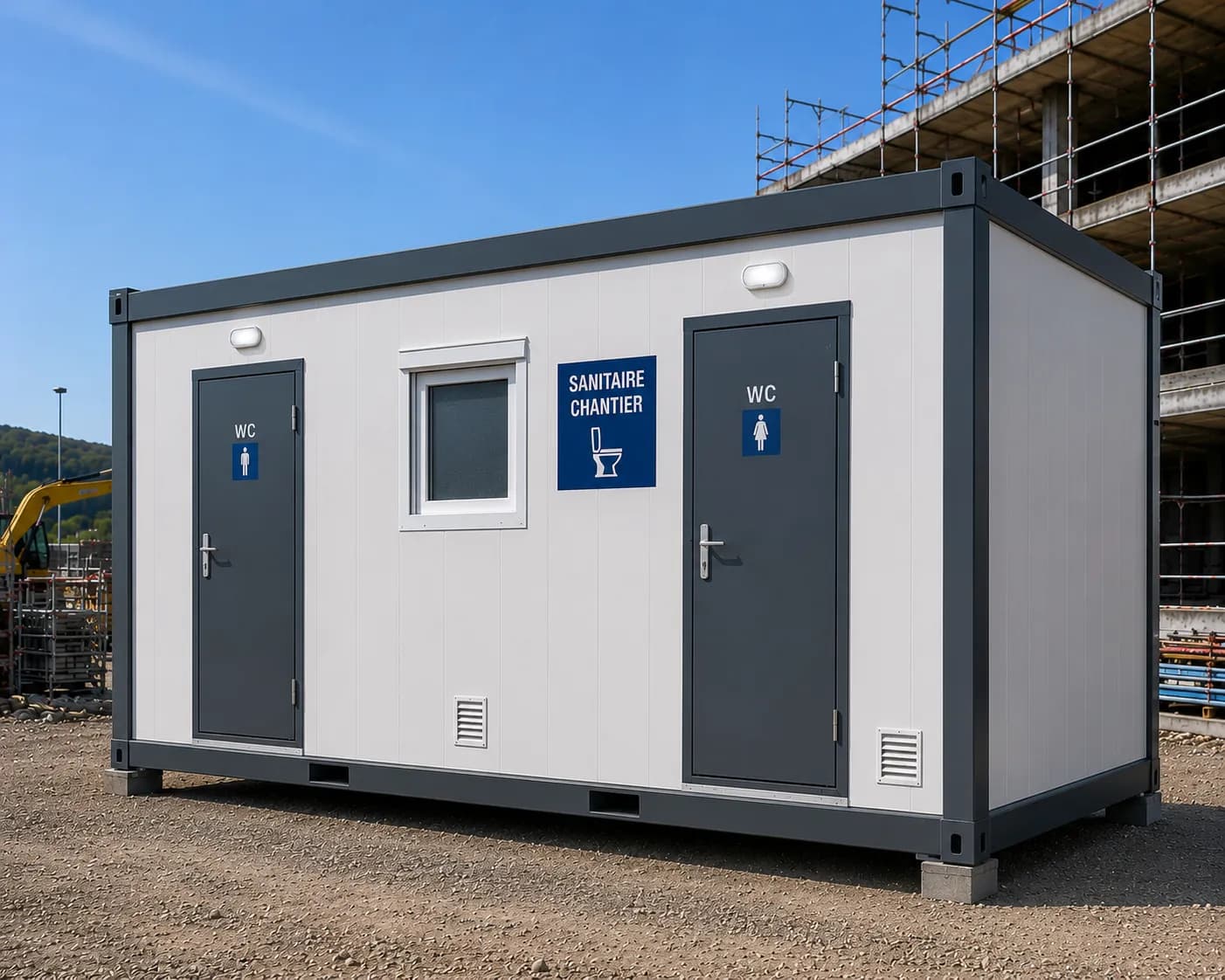 Location Bungalow sanitaire WC