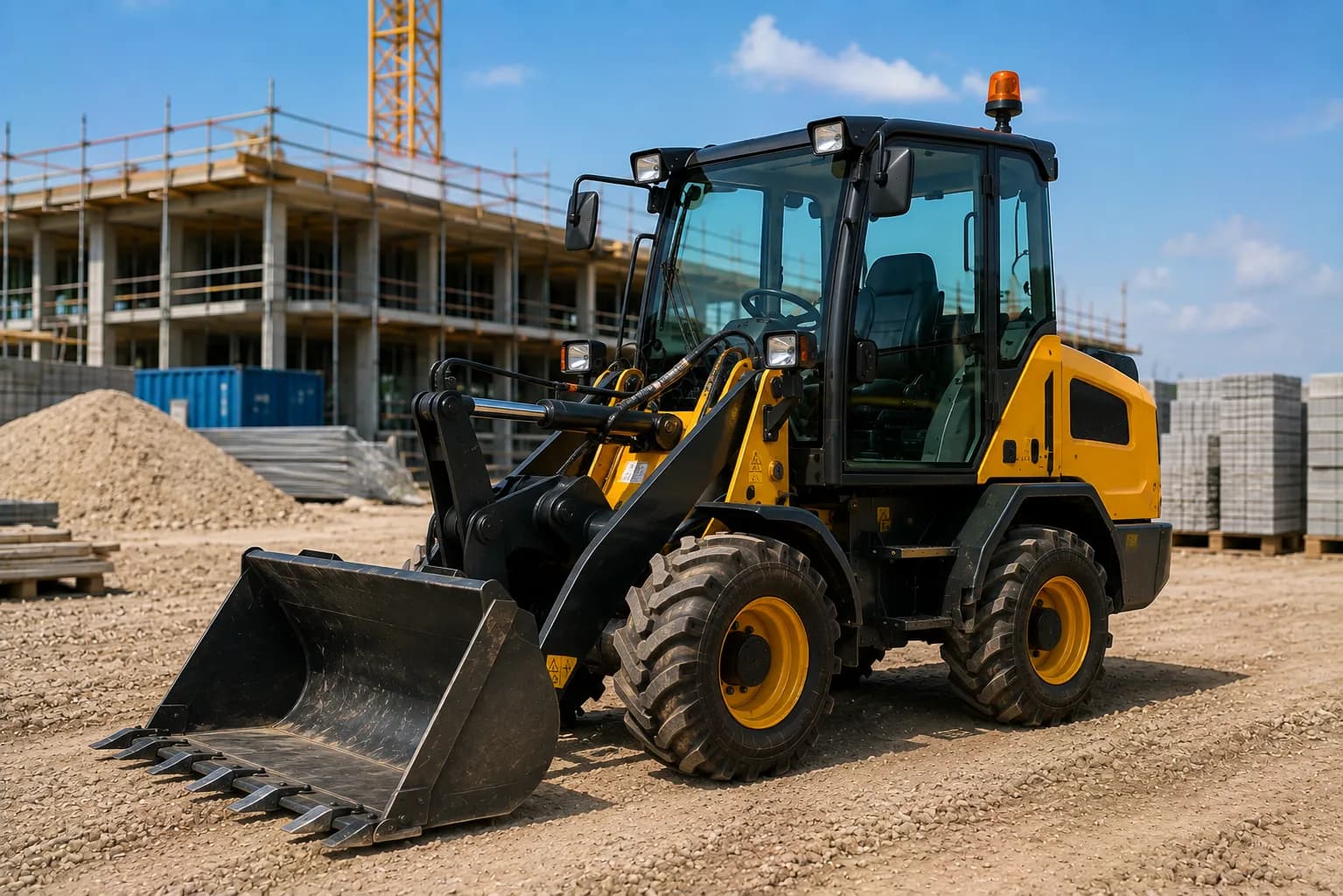 Location Chargeuse compacte sur pneus