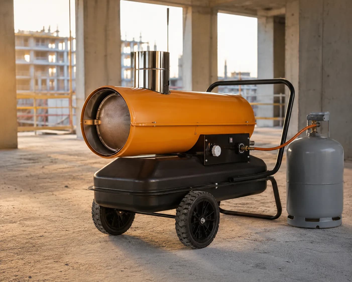 Location Chauffage de chantier au gaz