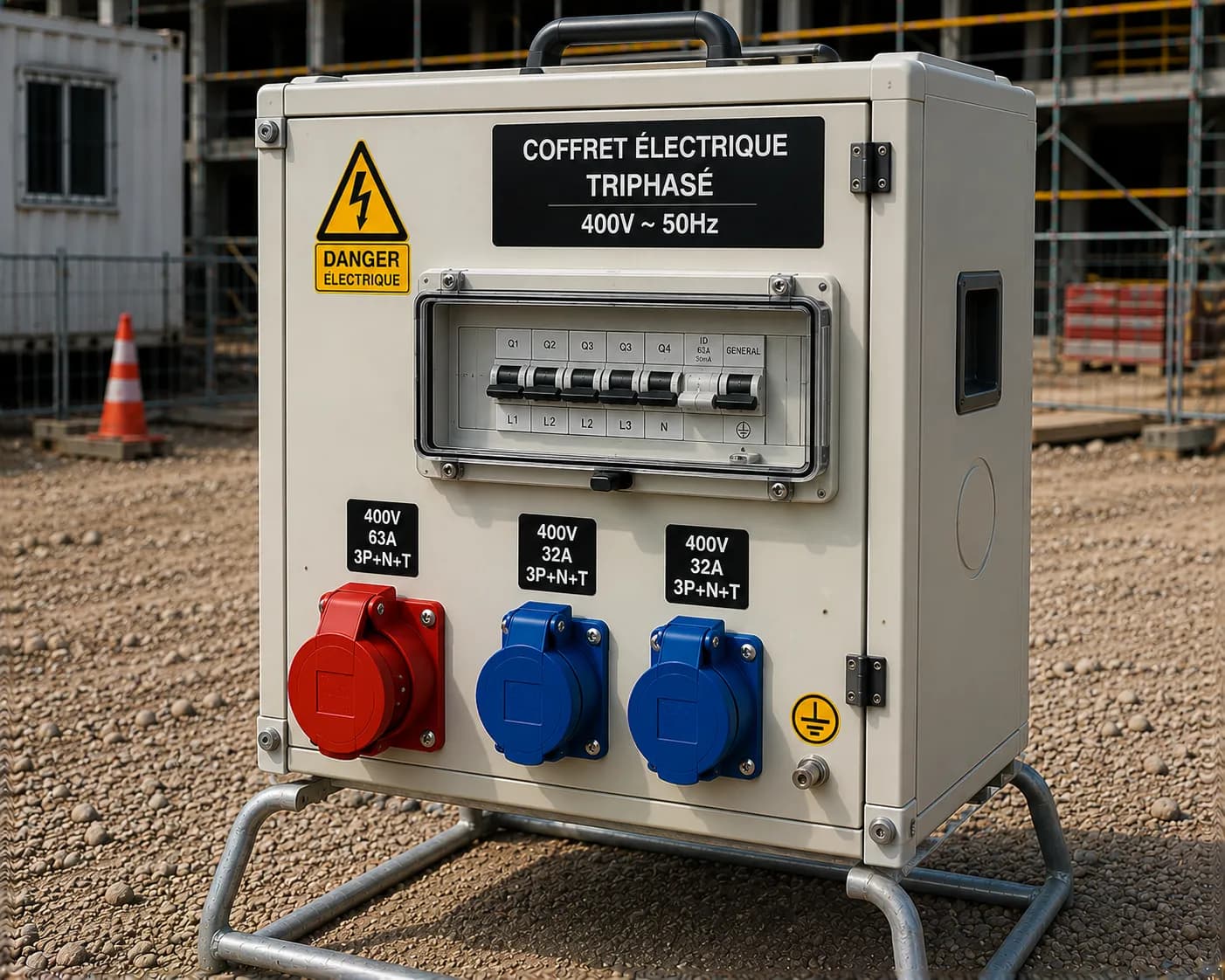 Location Coffret électrique triphasé