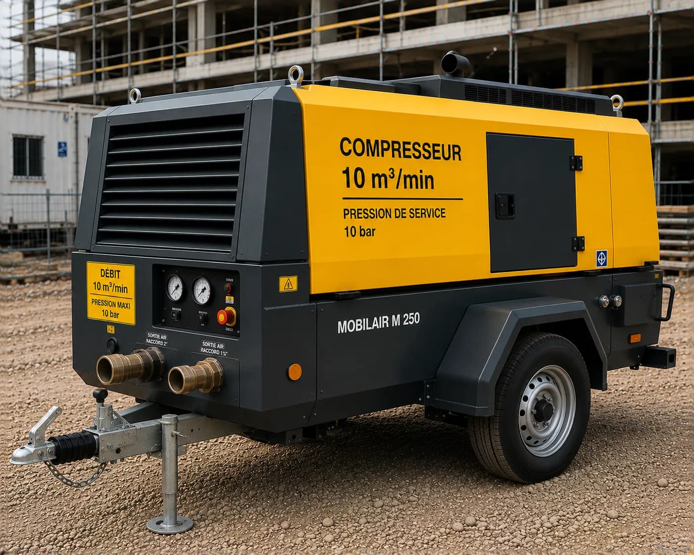 Location Compresseur 10m³/min