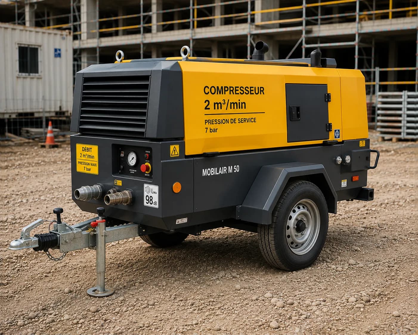 Location Compresseur 2m³/min
