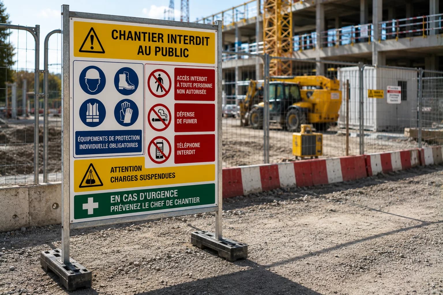 Location Panneaux de chantier